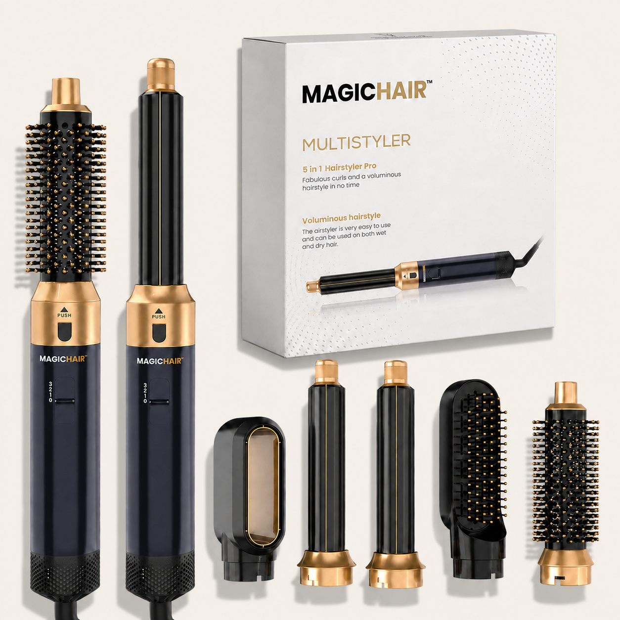 Dry, Curl & Straighten 5-in-1 Multistyler PRO