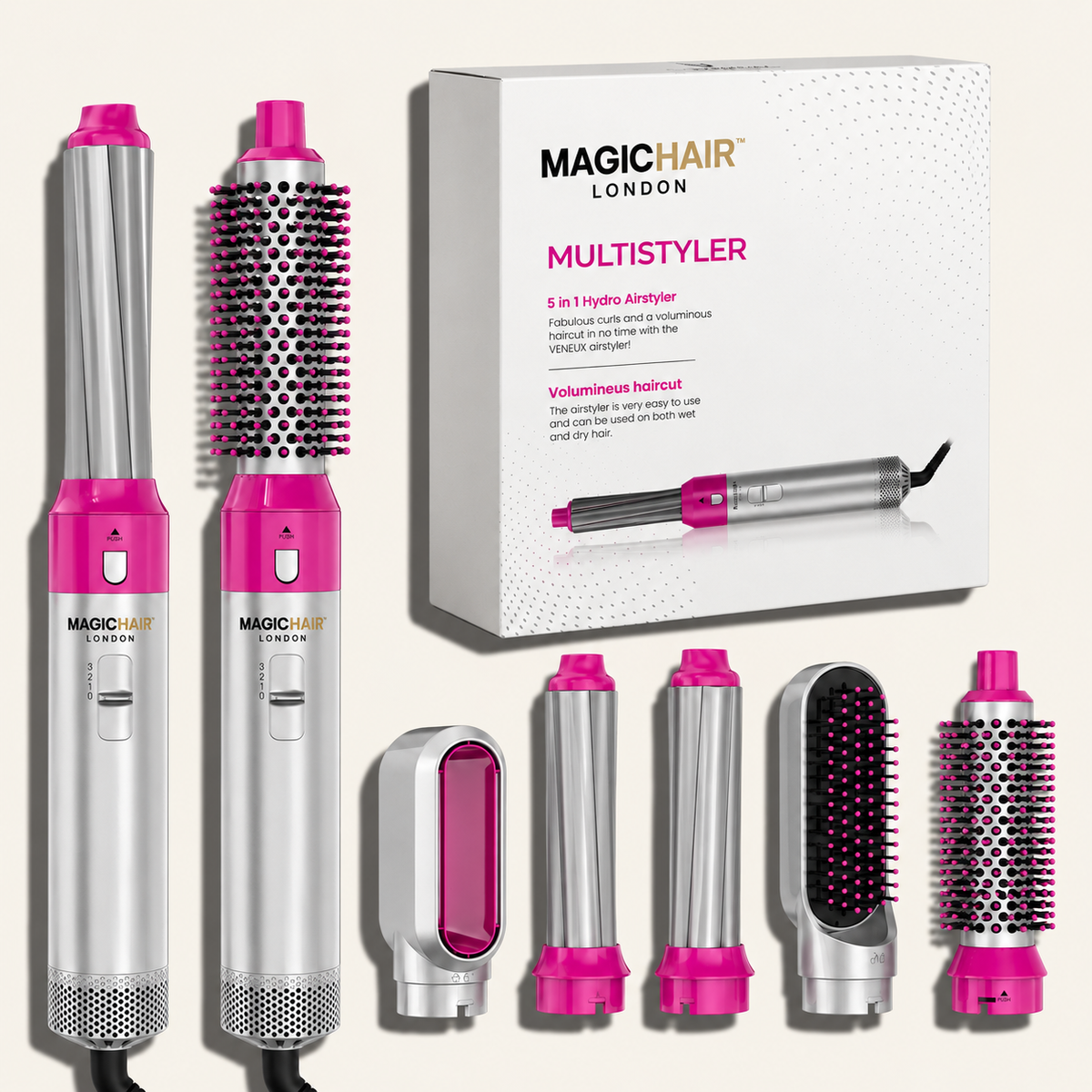 Dry, Curl, Volumise & Straighten 5-in-1